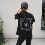 the model is wearing the cap