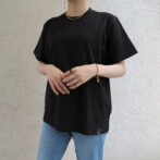 black graphic t-shirt