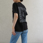 black graphic t-shirt
