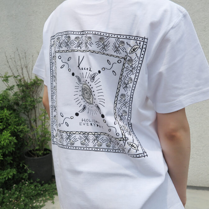 white graphic t-shirt