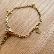 【HRATS & CROSS】GOLD BRACELET [SURGICAL STAINLESS]