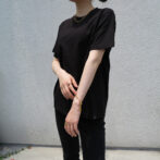 black t-shirt