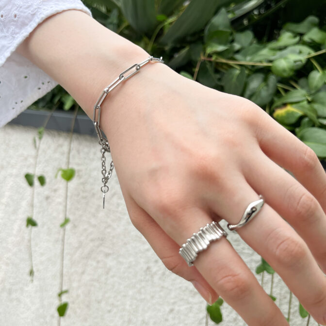 silver bracelet