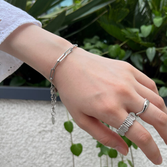 silver bracelet