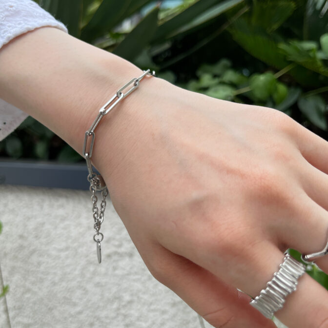 silver bracelet