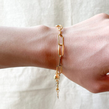 GOLD BULK-CHAIN BRACELET [SURGICAL STAINLESS]