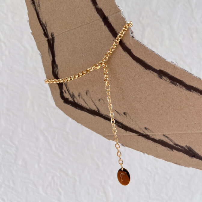 gold anklet