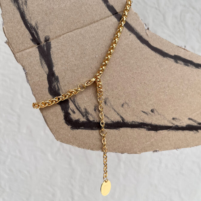 gold anklet
