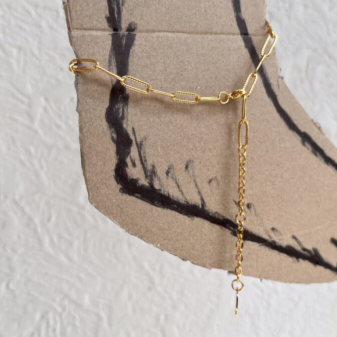 gold anklet