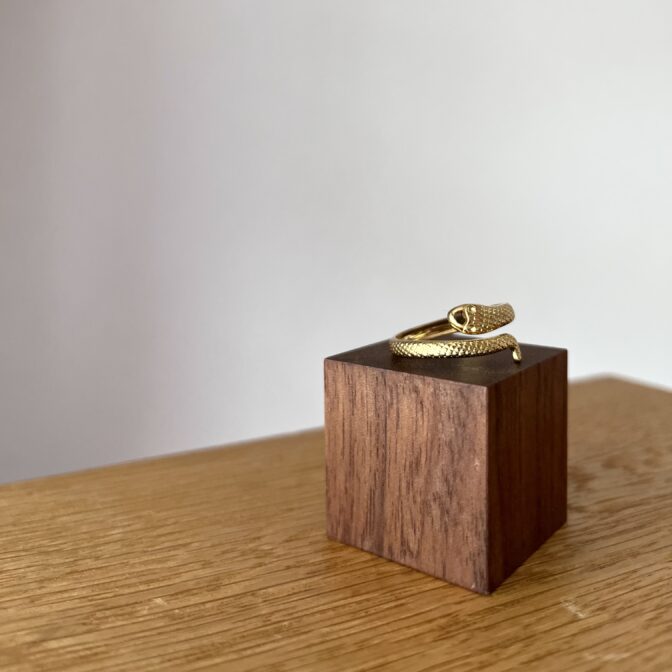 snake gold ring