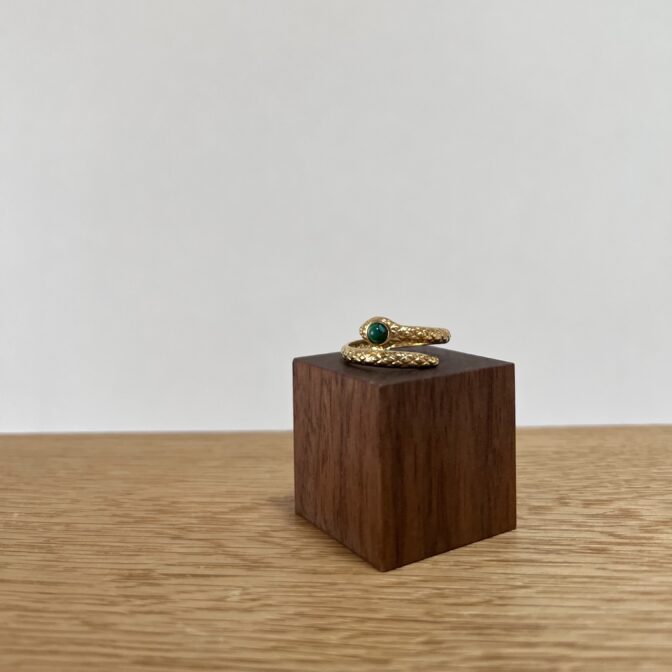 snake gold ring
