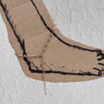 pink gold anklet
