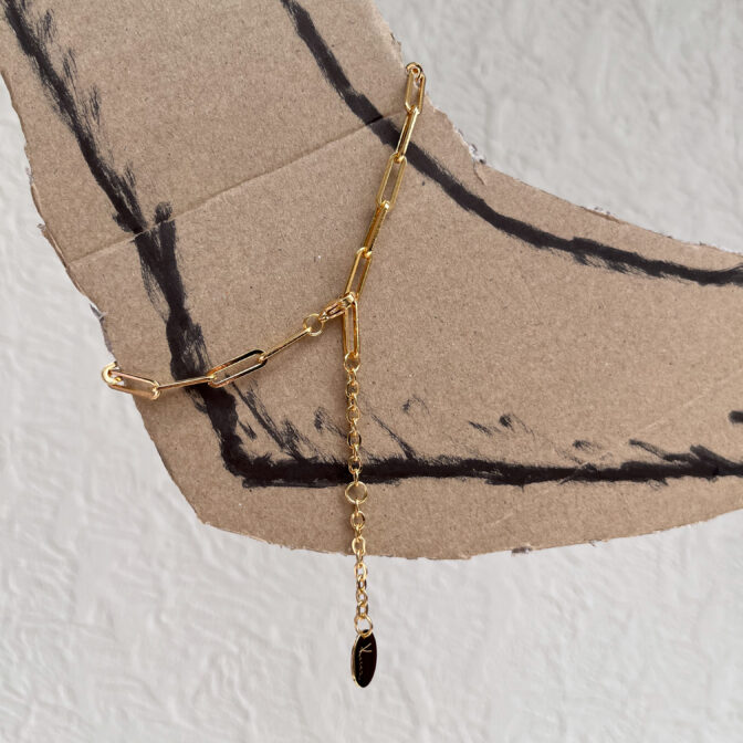 gold anklet