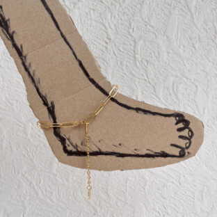 GOLD BULK-CHAIN ANKLET [SURGICAL STAINLESS]