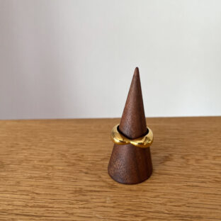 HEART GOLD RING [STAINLESS STEEL]