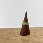 GREEN ENAMEL RING